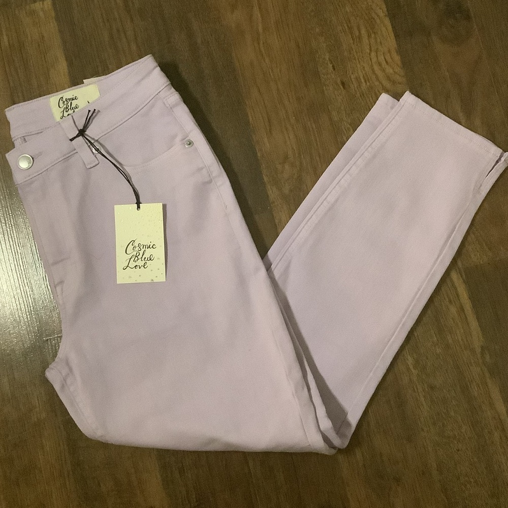 NWT COSMIC BLUE LOVE Skinny Jeans‎ in purple haze